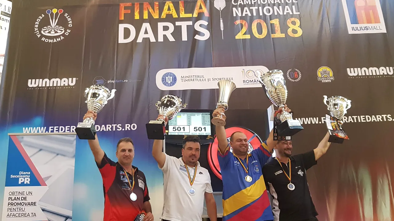 Campionii naționali la darts s-au decis! Cine va reprezenta România în competițiile internaționale