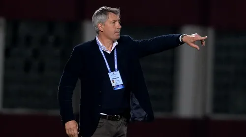 Bergodi, sincer după înfrângerea clară cu CFR Cluj: „Clasamentul nu e unul foarte bun”
