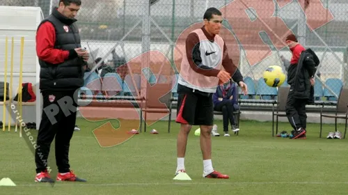 FOTO** „Dublură” pentru Kone: Nasser Menassel, la primul antrenament cu Dinamo