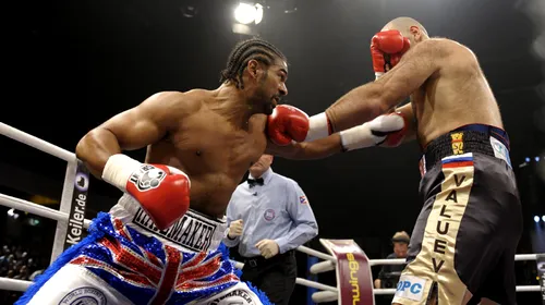 Răpunerea lui Goliath!** David Haye, noul campion monial la grea!