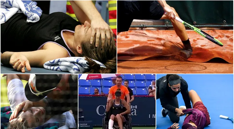 6 accidentări cumplite în tenis: pentru Mary Pierce a fost final de carieră, Mattek-Sands și-a rupt genunchiul, Buzărnescu - în capul listei accidentaților la gleznă