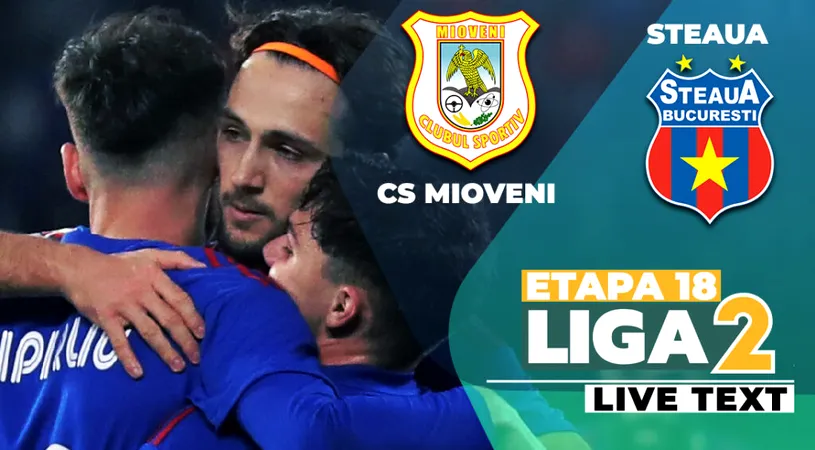 CS Mioveni câștigă finala sa cu Steaua și urcă, matematic, în play-off. Echipa lui Oprița este în play-out. FK Miercurea Ciuc profită și ea de rezultat și este în grupa de promovare