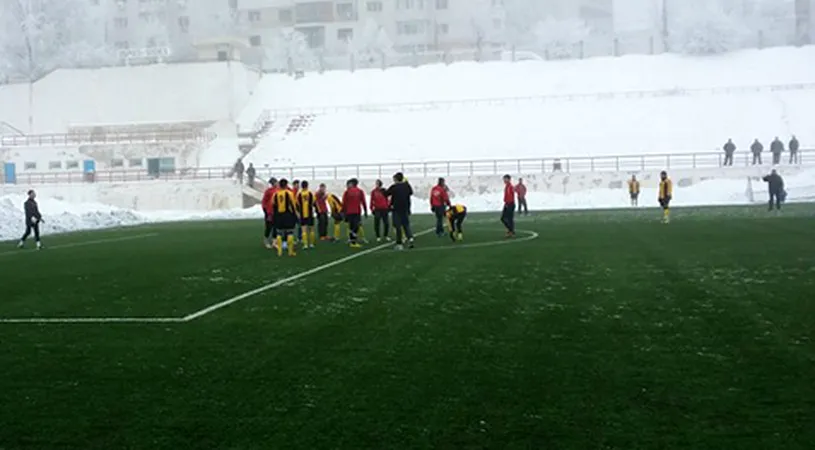 Dunărea Galați a câștigat la scor de neprezentare amicalul cu Conpet Cireșu!