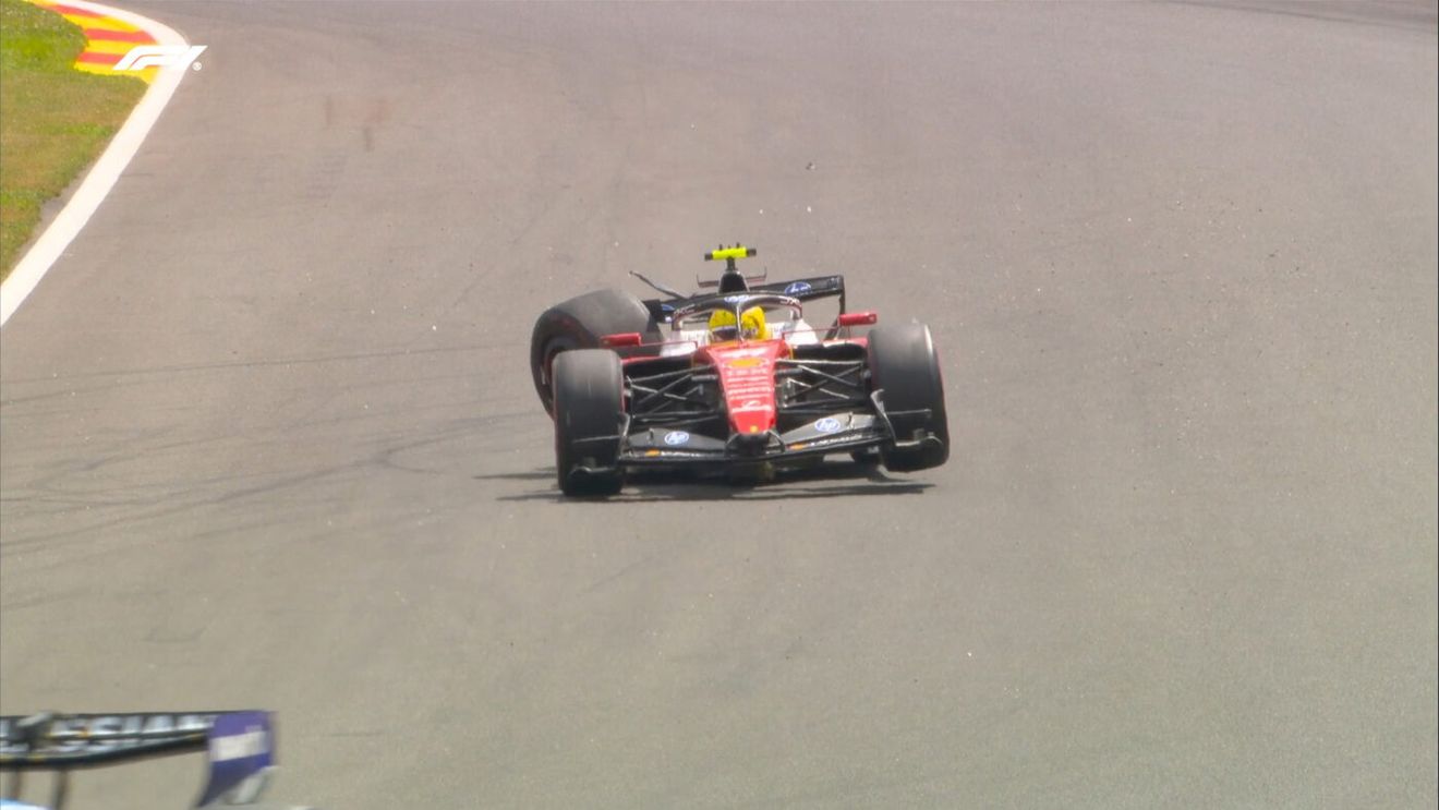 Hamilton a făcut praf maşina Ferrari în antrenamentele de la MP de Formula 1 al Belgiei