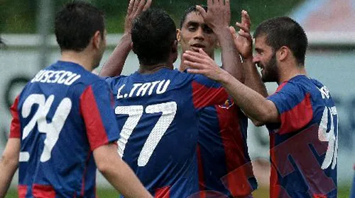 „New Steaua” prinde contur! Steaua – Zestafoni 1-0!** Tatu marchează la debut Vezi fazele importante!