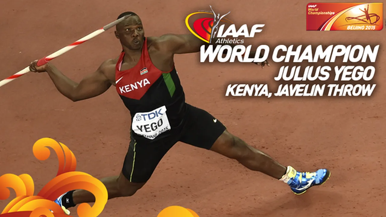 YE-GOld, (y)e de necrezut. Povestea zilei la CM de atletism: Yego, kenyanul campion mondial la suliță, a ajuns pe podiumul all-time al probei urmărind filme de pe Youtube