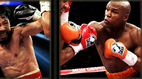 Meciul secolului e bătut în cuie! Floyd Mayweather vs Manny Pacquiao în 2 mai, la Las Vegas. „Va fi cel mai mare eveniment din istorie”