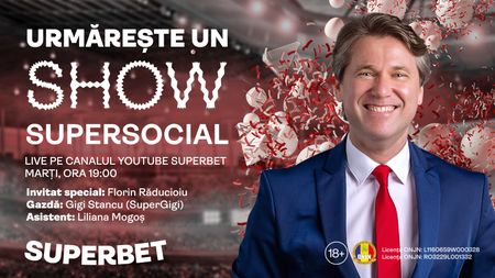 ADVERTORIAL | SHOW SuperSocial debutează marți pe canalul de Youtube Superbet România! Vezi emisiunea pentru SuperBiletele de top