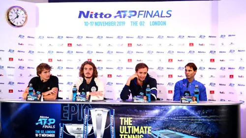 Turneul Campionilor 2019. Grupa Andre Agassi: Nadal, învins! Zverev începe cursa de apărare a trofeului cu un 2-0 de pus în ramă! Tsitsipas a câștigat cu Medvedev