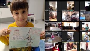 Desfășurare de forțe la Rapid: antrenamente online la toate grupele de juniori + Mesaj copii: „Rapidu’ bate pe covidu’!” | FOTO+VIDEO