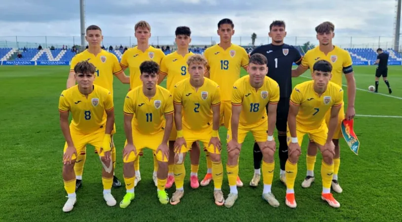 Eșec usturător pentru România U19 în amicalul cu Portugalia U19! Tricolorii au deschis scorul, dar ibericii au făcut show apoi