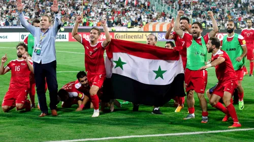 Atunci când fotbalul învinge războiul! Siria a remizat cu Australia și e la un singur meci de calificarea la Campionatul Mondial