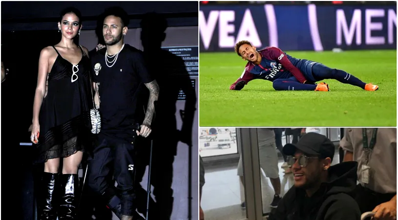 Din scaunul cu rotile pe ringul de dans! VIDEO | Neymar a mers în cârje în club, iar fanii nu l-au iertat. Reacțiile dure primite de starul brazilian