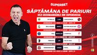 Start săptămânii de pariuri cu recomandările din SuperSocial