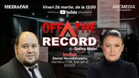 OFF The Record. Invitat: Daniel Horodniceanu, membru CSM, fost procuror șef DIICOT