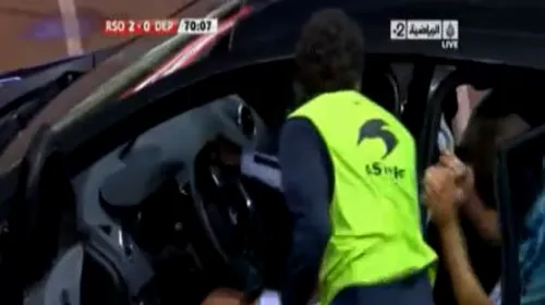 VIDEO** După gol, s-a urcat în mașină! Vezi o celebrare spectaculoasă din Primera Division