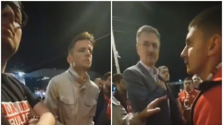 E scandal imens la Dinamo după umilința cu Hermannstadt. Andrei Nicolescu și Eugen Voicu, băgați în ședință de fani, dau vina pe Ovidiu Burcă: „Păi cine aduce jucătorii?”. Când se ia decizia în privința antrenorului | VIDEO