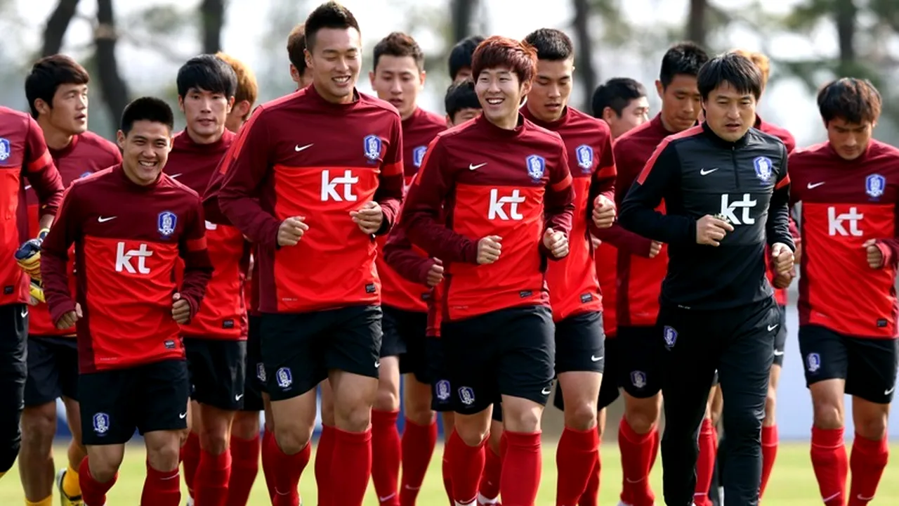 Optimism asiatic. Deși a primit 5 goluri în ultimele două amicale, Coreea de Sud nu disperă. 