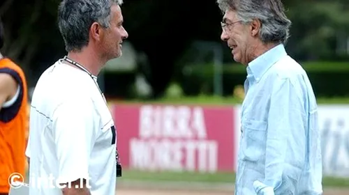 Moratti: „Ajutați-l pe Mourinho!”