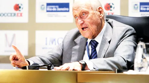 Fostul președinte FIFA Joao Havelange a fost spitalizat