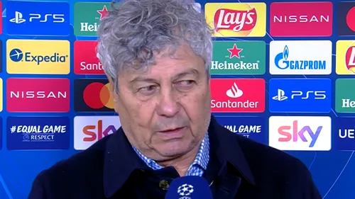 Mircea Lucescu despre eșecul cu Juventus Torino: „Calitatea individuală a decis rezultatul. Nu pot să spun că am făcut un joc prost