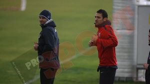 FOTO** Stanca, la primul antrenament sub comanda lui Lăcătuș! "Steaua a fost singura mea opțiune! Mă bucur că am revenit"