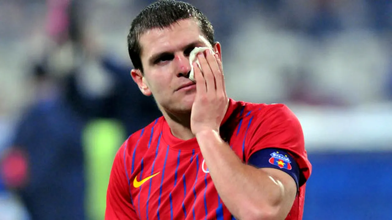Steaua se poate alege cu 4 milioane de euro și cu un super - transfer gratis!** Situația în care nimeni din Ghencea nu ar regreta plecarea căpitanului Bourceanu