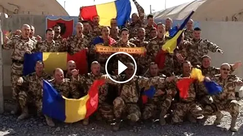 Mesaj emoționant pentru naționala României înaintea meciului cu Grecia! VIDEO - Militarii din Afghanistan, alături de 