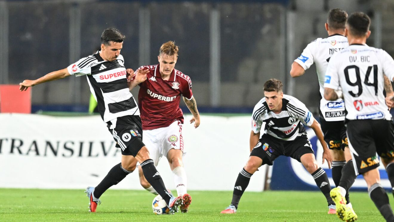 U Cluj - Rapid București 0-0, în etapa 9 din Superliga. Echipa lui Gâlcă rămâne neînvinsă și se apropie la un punct de lider