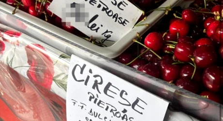 NU E BANC! Câți lei costă un kilogram de cireșe azi, 16 mai 2025, în Piața Obor 😲