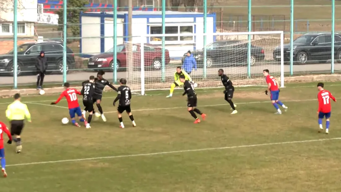 Steaua și Concordia Chiajna, amical spectaculos, cu opt goluri marcate. Nicolae Dică, prezent în Ghencea, la meciul de debut al fiului său la noua sa echipă