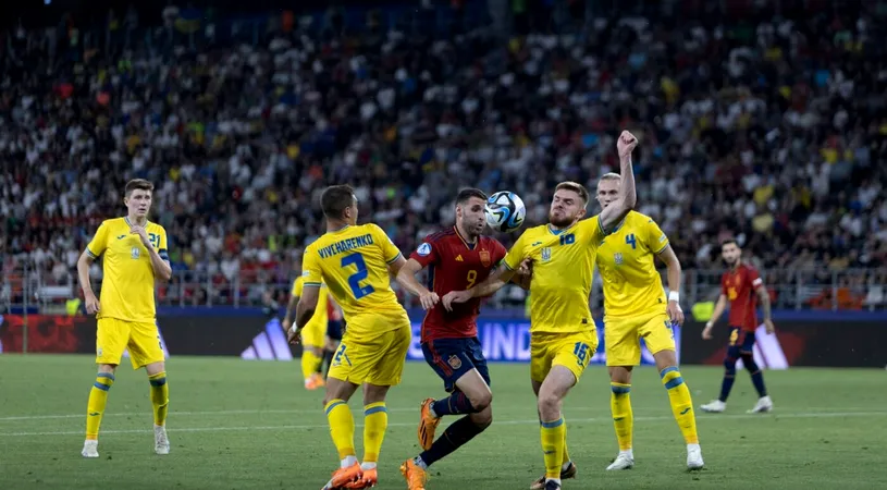 Spania U21 a demolat-o pe Ucraina U21 pe stadionul Ghencea și s-a calificat în finala EURO 2023! Ibericii vor trebui să treacă de Anglia pentru a câștiga trofeul