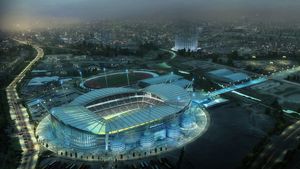 FOTO din altă dimensiune. Manchester City, duel de la distanță cu Real și Barcelona. Cum va arăta noul Etihad Stadium
