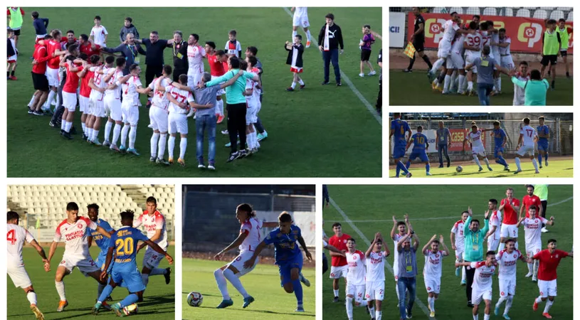 Descătușare la Slatina după victoria in extremis obținută în fața liderului neînvins Unirea Slobozia. Daniel Oprescu a traversar terenul pentru a se bucura cu jucătorii: ”Este ca un medicament pentru moral”