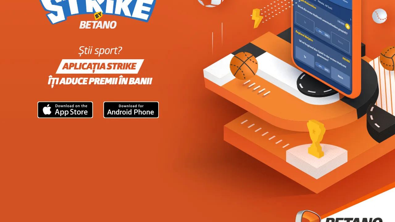 (P) Știi sport? Demonstrează-ne cu Strike, aplicația care premiază pronosticurile corecte!
