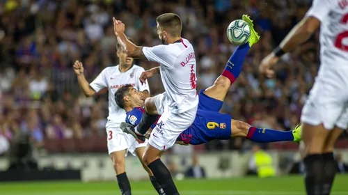 Barcelona a făcut spectacol în meciul cu Sevilla. VIDEO | Goluri de generic pentru Luis Suarez și Lionel Messi