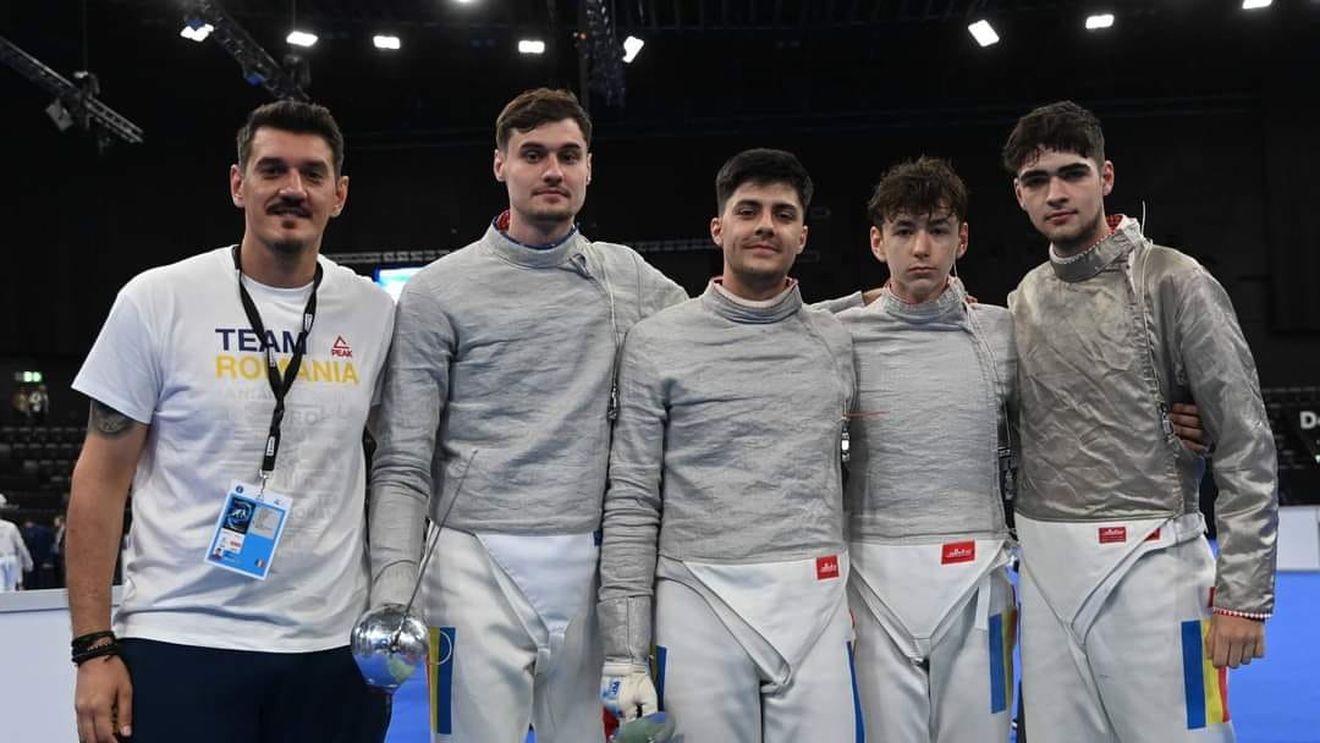 Performanță uriașă pentru România la sabie! Am luat argintul după o luptă crâncenă cu Ungaria la Europeanul din Elveția