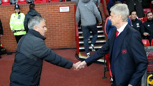 Încă un episod dramatic într-o rivalitate legendară! Mourinho și Wenger, egali în primul Manchester - Arsenal ca adversari. Schimbările francezului au adus un punct nesperat