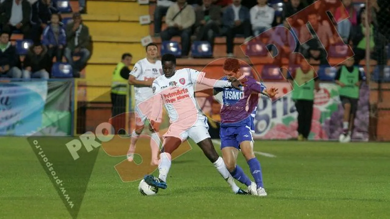 Egalul orașelor târguri!** FCM Tg. Mureș - Pandurii Tg. Jiu 3-3