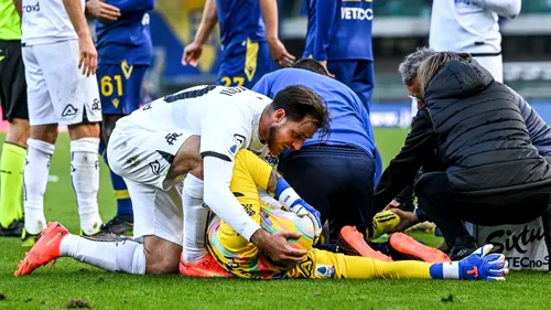 Accidentarea care a terifiat Italia! Un portar din Serie A și-a rupt piciorul în cel mai brutal mod posibil și va rata Campionatul Mondial din Qatar 2022 | VIDEO
