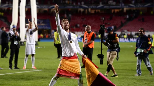 VIDEO | Sergio Ramos a sărbătorit în stil de matador „la Decima”. A fost inspirat de Raul, legenda madrilenilor