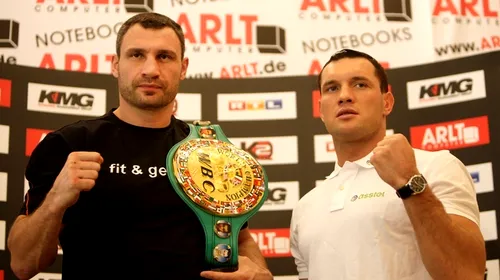 Pro TV va transmite, sâmbătă, partida Vitali Klitschko – Albert Sosnowski!