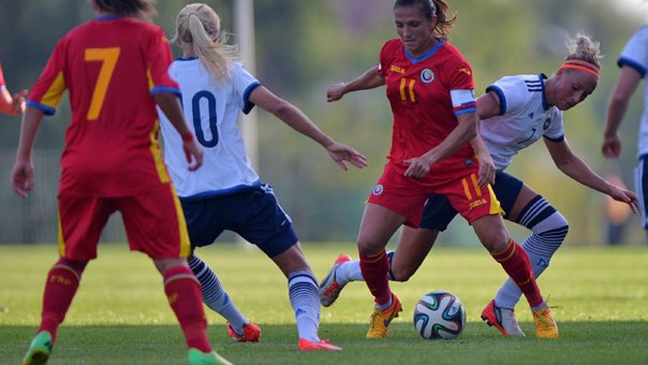 Naționala de fotbal feminin a României a remizat cu Ucraina, scor 2-2, în preliminariile Euro-2017