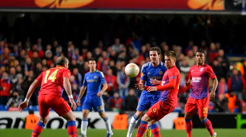 Chelsea – Steaua, ultima reprezentație a roș-albaștrilor în Europa, până în 2014! Câți români vor fi pe Stamford Bridge