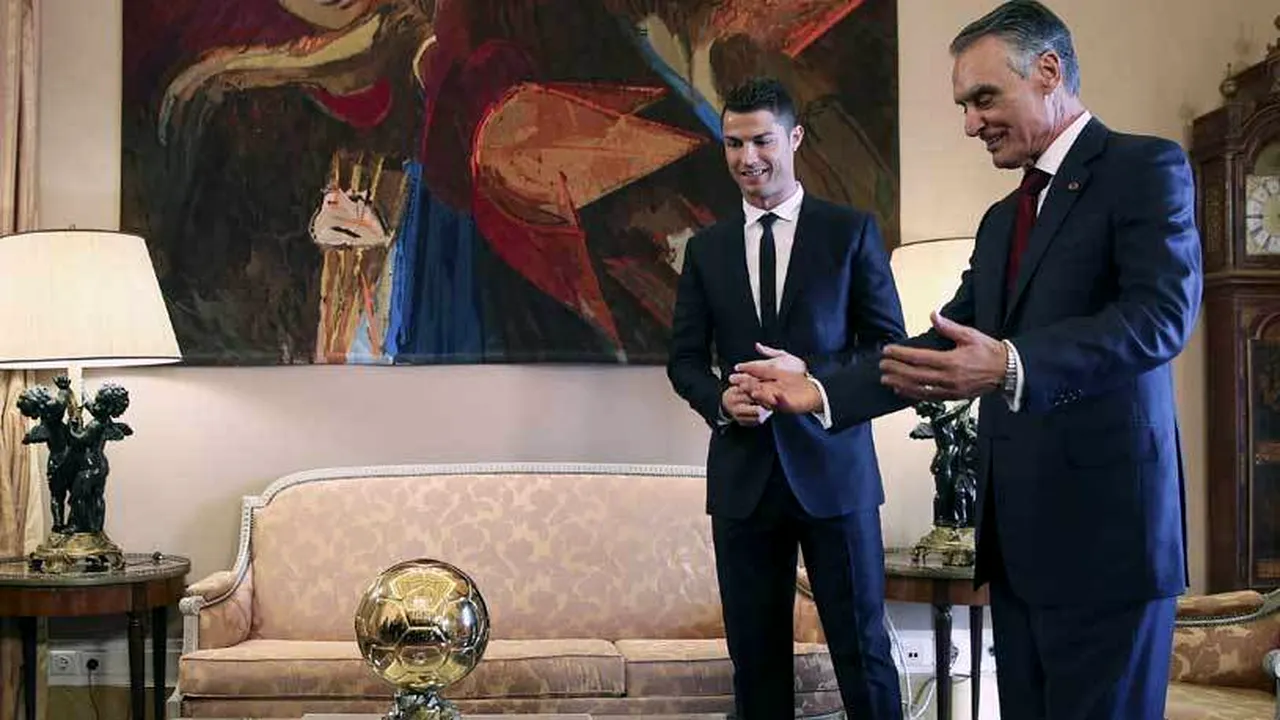 Cristiano Ronaldo a fost decorat de președintele Portugaliei