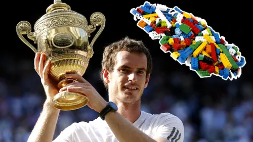 Evenimentul la care părinții au intrat gratuit, pe biletul copiilor. Andy Murray a fost vedeta zilei: portret din 46.000 de piese Lego | FOTO