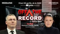 OFF The Record. Invitat: Procuror Claudiu Sandu, membru CSM