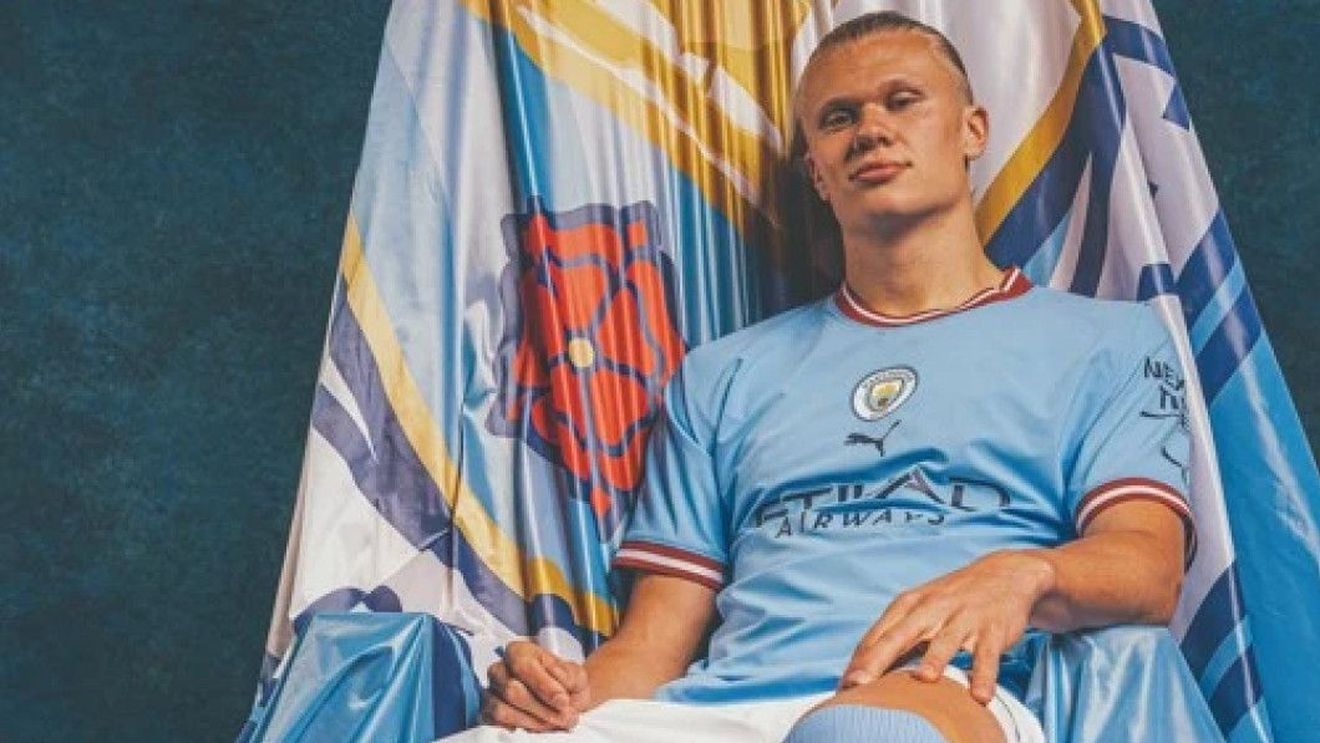 Cum râd fanii englezi de Erling Haaland, după ratările incredibile și lipsa de inspirație din înfrângerea cu Liverpool, din Charity Shield!