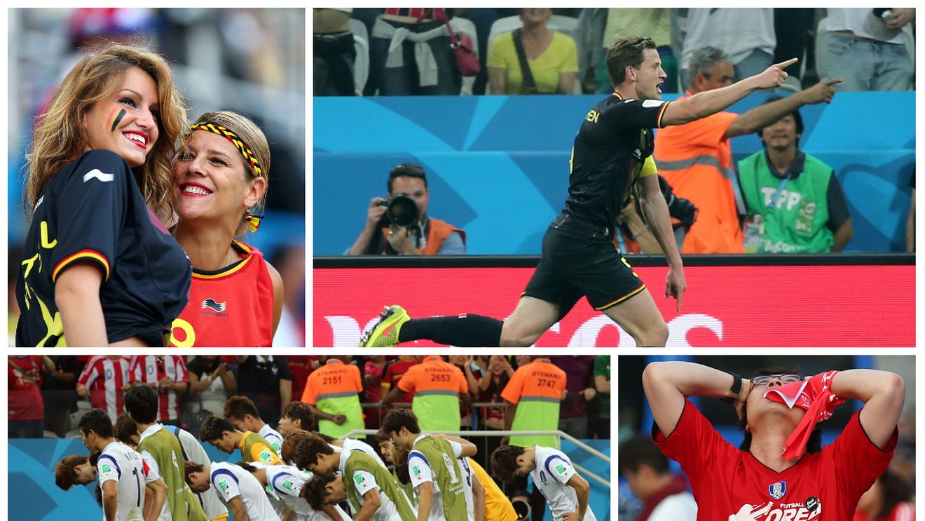 GALERIE FOTO | Mai "draci" decât sud-coreenii. Cele mai reușite fotografii de la Belgia - Coreea de Sud 1-0