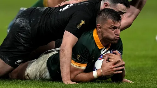 Noua Zeelandă – Africa de Sud 11-12, în finala Cupei Mondiale de Rugby | Sud-africanii își păstrează titlul cucerit în urmă cu 4 ani!